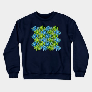Angelfish Tessellation II Crewneck Sweatshirt